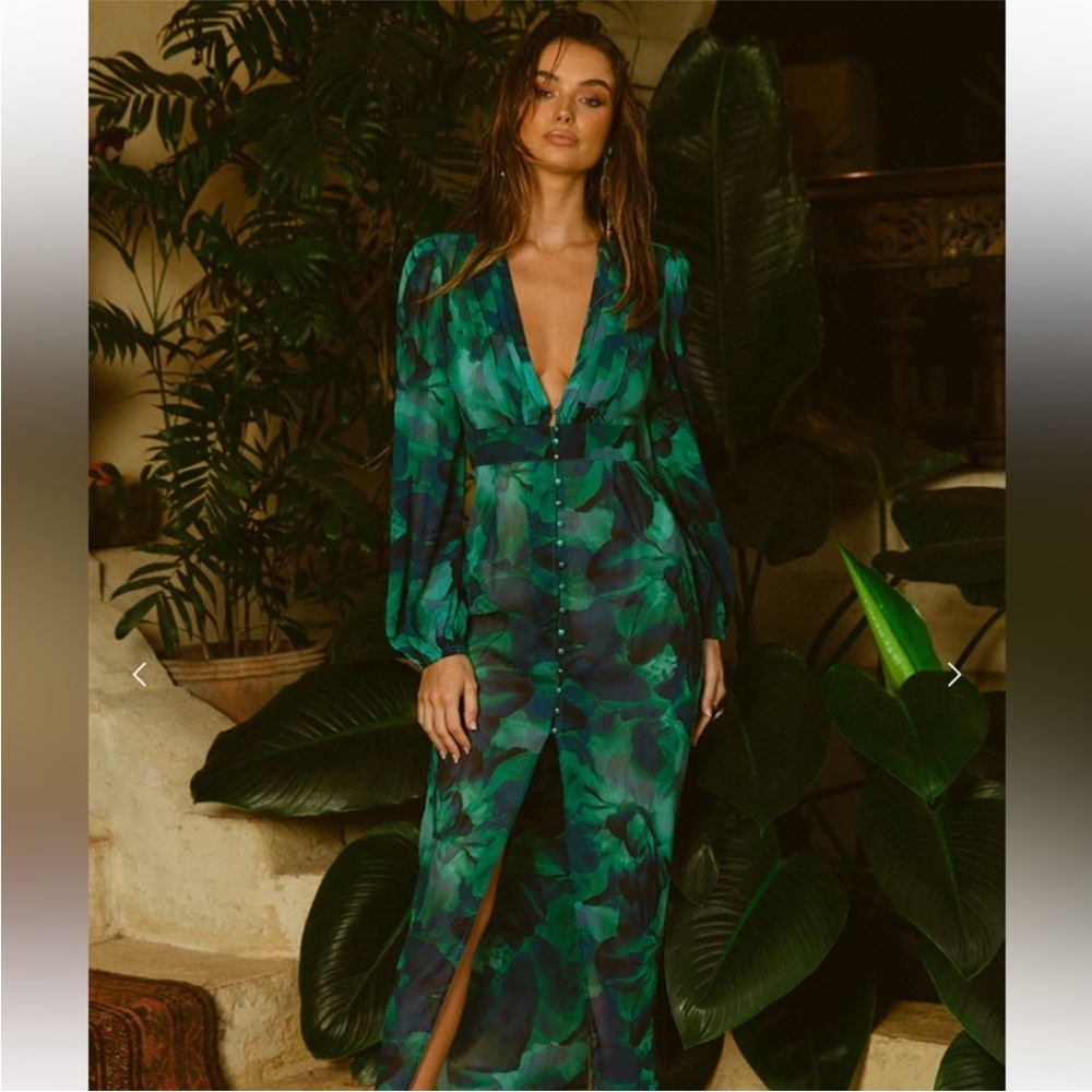 Runaway The Label Calista Midi Dress